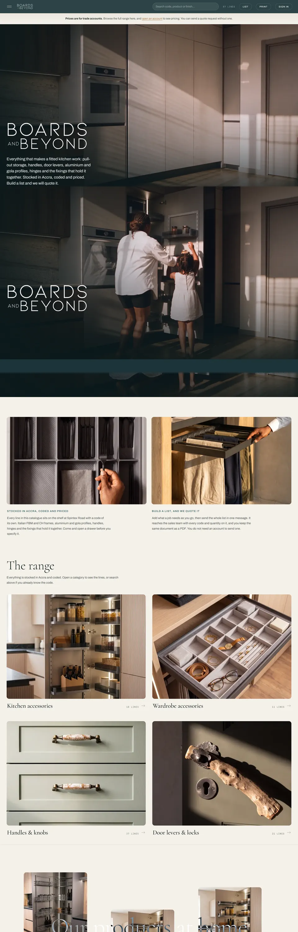 The Boards and Beyond website